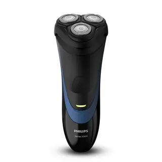ماكينة حلاقة كهربائية للرجال فيليبس Series 1000، استخدام جاف، أسود، S1510-04