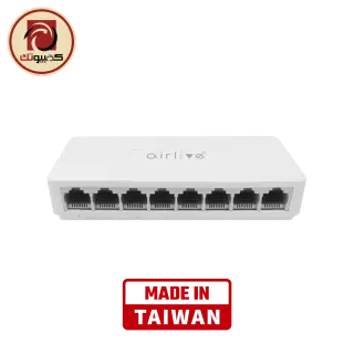 AirLive Live-8E 8-Port Fast Ethernet Unmanaged Switch, Plug & Play