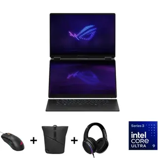 ASUS ROG Zephyrus Duo 16 GX651AX-SR264W Laptop - Intel® Core™ Ultra 9-386H - 64GB - 2TB SSD - NVIDIA® GeForce RTX 5090 24GB - 16" 3K OLED 120Hz Touch - Win11 - Stellar Grey