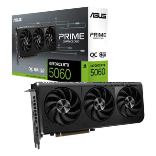ASUS Prime GeForce RTX 5060 8GB GDDR7 OC Edition Nvidia Graphics Card