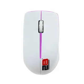 2B (MO33P) 2.4G Wireless Mouse - Pink With White Cover