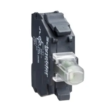 Schneider ZBVM5 | orange light block for head Ø22 integral LED 230…240V screw clamp terminals