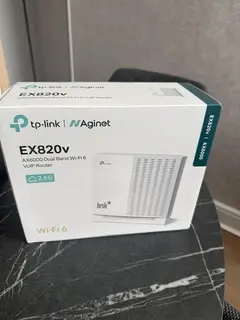 TP Link ex820v WiFi 6 Fibre Router brsk/youfibre