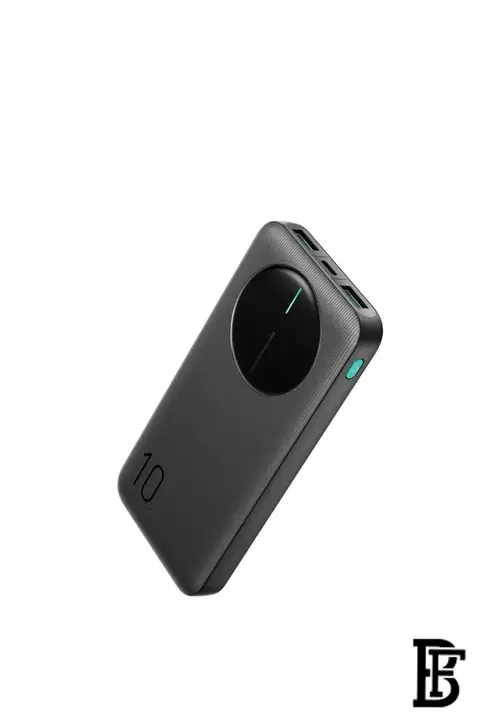 Joyroom Wired Power Bank , 10000 mAh 3 Ports , Black , JR-PBF12
