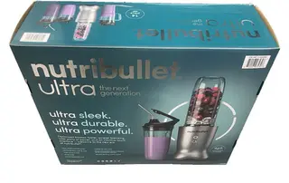 Nutribullet Ultra Deluxe Blender NB70500 1200W Set w/ Cups, Lids, Straws, NEW