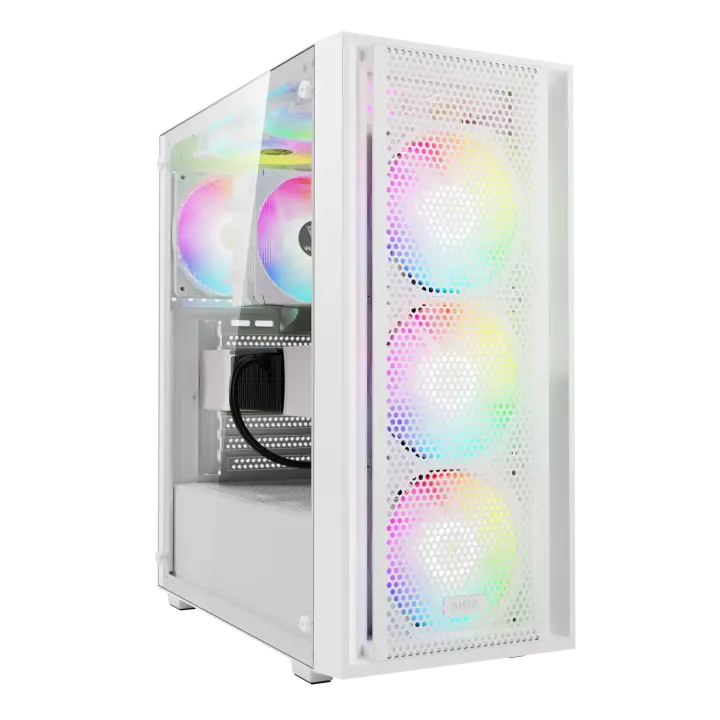 GAMDIAS AURA GC2 ELITE WH ARGB Mid-Tower Case With AURA GP750W Power Supply