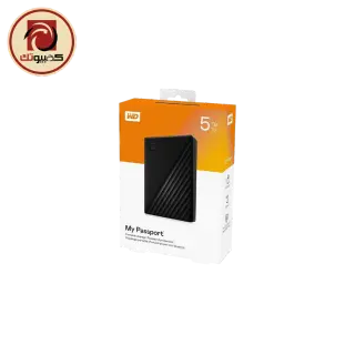 WD My Passport 5TB Portable External Hard Drive, USB 3.2 Gen 1 Secure Backup Storage, Black