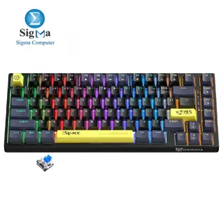 Onikuma G52 75% RGB BLUE Switches Gaming Mechanical Keyboard