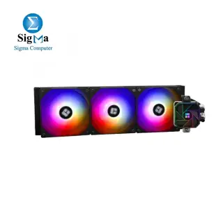 Thermalright Aqua Elite 360 Black V3 ARGB Liquid CPU Cooler, High-Performance 360mm AIO with 3× TL-C12B-S V2 PWM Fans, Intel LGA1700 / AMD AM4 & AM5 Compatible