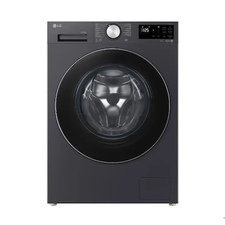 LG Washing Machine Front Loading 11KG - 7 KG Dryer - 1400 RPM - Inverter - ThinQ (Wi-Fi) - Dark Silver - F4X5ERG24BN