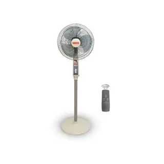 Fresh Stand Fan Smart 16 Inches With Remote Gray