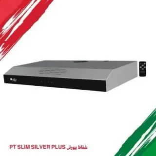 شفاط مطبخ بيورتي مسطح بلت إن, 90 سم, فضي, قوة شفط 450 م3/ساعة, موديل, PTSLIM PLUS 90 X
