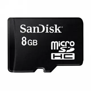 memory card Sandisk 8 GB Class 4 Micro SDHC card