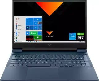 لاب توب اتش بي فيكتوس 16-D0023DX، معالج من الجيل الحادي عشر، Intel® Core™ i5، رامات 8 جيجابايت، 256 جيجابايت SSD هارد، نفيديا جي فورس RTX 3050-4GB، شاشة 16.1 بوصة FHD IPS، ويندوز 11، أزرق