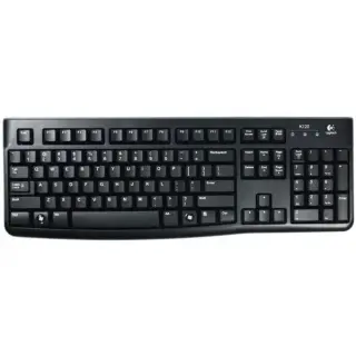 Logitech K120 Wired USB Keyboard, Full-Size, Spill-Resistant, Reliable USB Keyboard, (920-002495)