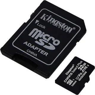 Kingston Canvas Select Plus 32GB microSDXC Memory Card with Adapter