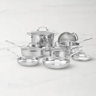 Cuisinart Chef's Classic Stainless Steel 11-Piece Cookware Set