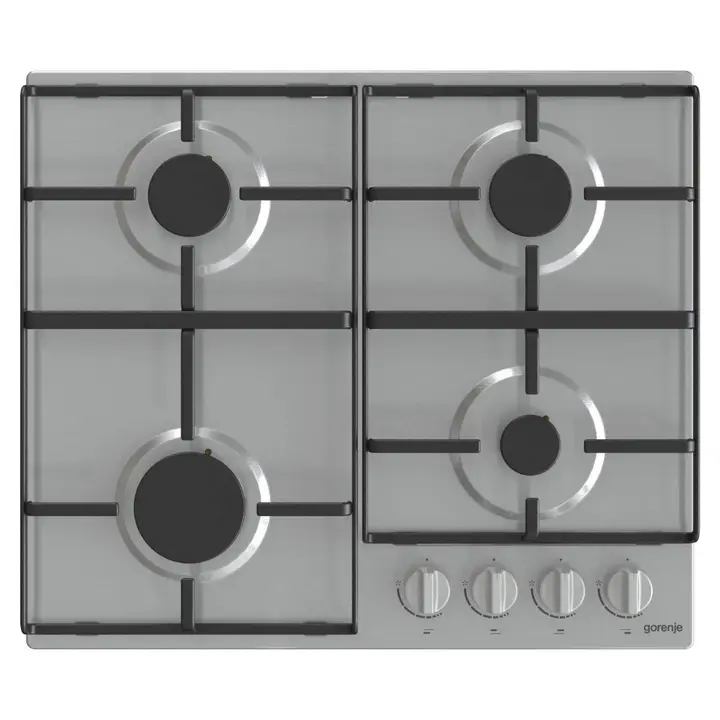 Gorenje Gas hob 60 cm, 4 burners, Enamelled grills, front control, gas control, full safety - G640EX