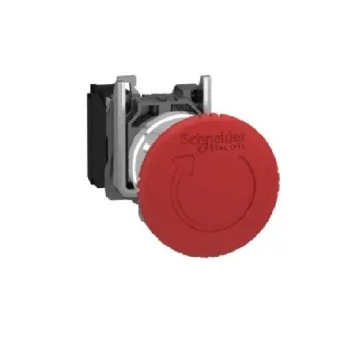 Schneider, Harmony XB4 , Metal, Emergency Stop Switch, Red, NC Contact, IP66