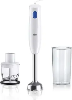 Braun MultiQuick 1 MQ10.201MWH Blender ręczny Stopka ze stali nierdzewnej 450W 600ml Kubek Biały