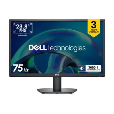 Dell SE2425H 24″ FHD Monitor, VA Panel, 75Hz, HDMI & VGA, Eye Comfort, Anti-Glare