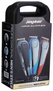 ماكينة حلاقة كهربائية للرجال جينغهاو، أسود، JH-4301
