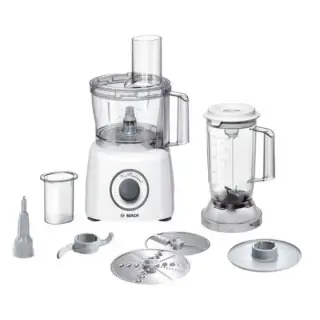 Bosch MultiTalent 3 Food Processor, 800 Watt, White, MCM3200W