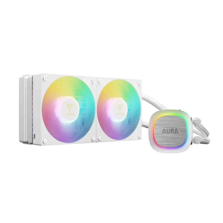 GAMDIAS AURA GL240 V2 WH AGRB Liquid Cooler