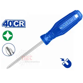 مفك صليبة PH2X125 يد بلاستيك WADFOW