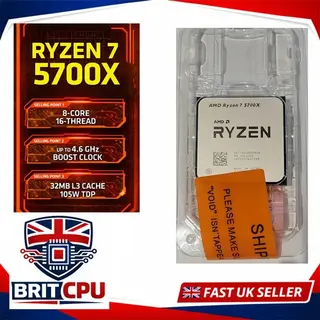 AMD Ryzen 7 5700X Processor 4.6GHz 8 Cores AM4 - READY TO SHIP FROM UK
