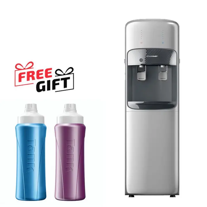 Koldair Hot & Cold Top Loading Water Dispenser - 2 Taps - Silver - KWD-A2.1