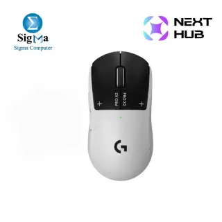 Logitech G PRO X2 SUPERSTRIKE LIGHTSPEED Wireless Gaming Mouse, Ultra-Light (61g), USB-C Charging, PC / Mac / Laptop, White