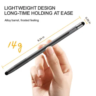 قلم جوي روم Joyroom jr-dr01 passive touch screen stylus pen for ios, android, windows smart phone - black
