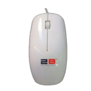 2B (MO17W) Optical Wired Mouse White Piano Finishing