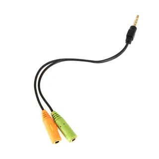 2B ( CV198 ) Converter audioÂ from smart phone 3.5 mm socketÂ to two socket PC ( Mic + Headphone )