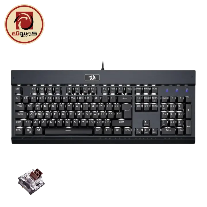 Redragon KG010-KN Mechanical Gaming Keyboard, Brown Switch