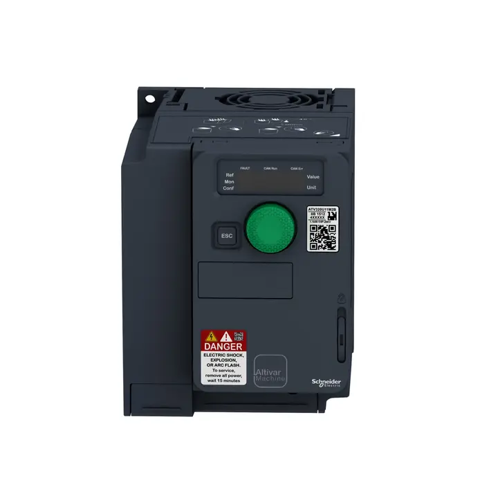 شنايدر ATV320U15M2C ATV | محرك متغير السرعة، ATV320، 1.5 كيلو واط، 200…240 فولت، مرحلة واحدة، مدمج