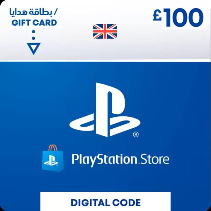 PlayStation Network, GBP 100 PSN Card (UK Store).