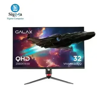 GALAX VIVANCE-32Q Gaming Monitor (VI-32Q) 32inch - 2K - IPS - 165Hz - 1ms - G-Sync - HDR 10 - DCI-P3 95% - Borderless