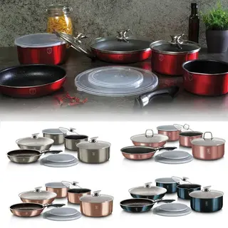 Berlinger Haus 12Pc Space Saving Cookware Set Pots Pans Induction Lids Handle