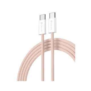 DEVIA Smart Series PD Cable 60W Woven 1M - Pink