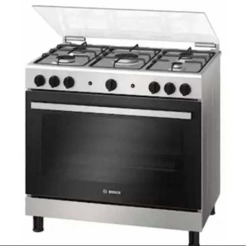 Bosch 90 cm 5 Burner Gas Cooker with Gas Oven, Grill & Fan, HGV1F8Y52S