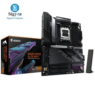 GIGABYTE B850 AORUS ELITE WIFI7 AMD Socket AM5 DDR5 ATX Motherboard PCIe 5.0 x16 AMD B850 Chipset WiFi 7 RTL8922AE Bluetooth 5.4 4x DIMM 256GB Support