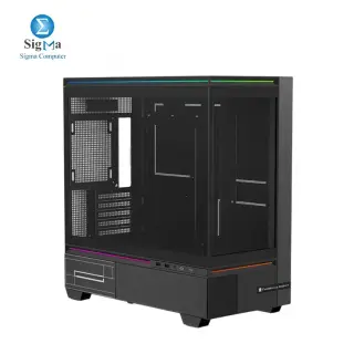 Thermalright TL-M10 VISION Mid-Tower Case Black, 9.16" Screen - Fans Not Included