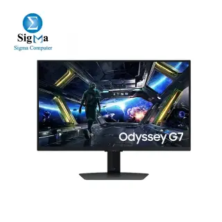 Samsung Odyssey G70D 27" 4K Smart Gaming Monitor - IPS, 4K UHD, 144Hz, 1ms, FreeSync Premium, HDR10+, Hydraulic Stand, Speakers, Remote - LS27DG702EUXEN