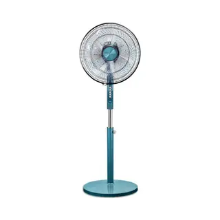 Sokany Stand Fan 16 Inch - 65 Watt - 7 Blades - 4 Speeds - Blue - SK-19104