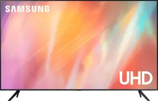 شاشة سامسونج، 43 بوصة، سمارت،ليد، دقة UHD 4K، رسيفر مدمج، UA43AU7000UXEG