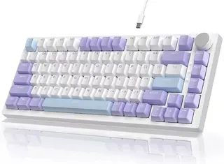 AJAZZ AK820 TKL 75% Wired Mechanical Gaming Keyboard With Knob Hot-Swappable RGB