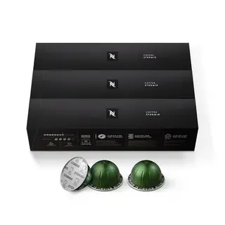 Nespresso Capsules Vertuo, Stormio, Dark Roast Coffee, 30-Count Coffee Pods