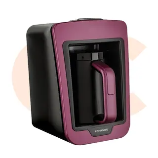 Best-Selling TORNADO Automatic Turkish Coffee Maker in Violet x Black Color TCME-100 V | Available Now at EHAB Center Home Appliances